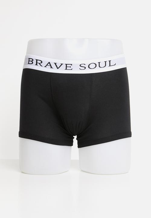 Brave Soul - Ali 2 pack underwear - black & grey