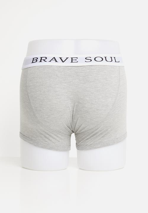 Brave Soul - Ali 2 pack underwear - black & grey