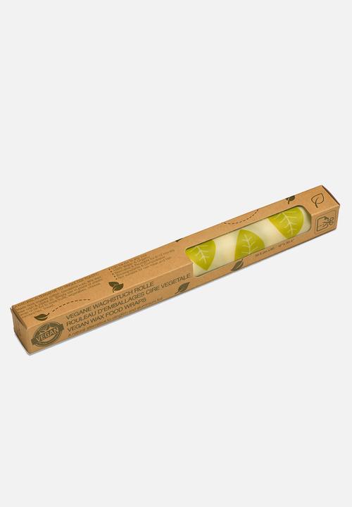 Nuts - Re-usable Vegan wrap roll - green leaves