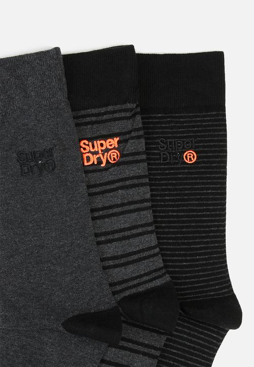 Superdry. - City sock 3 pack - multi