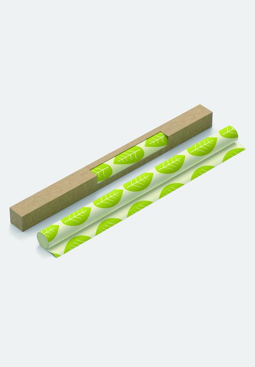 Nuts - Re-usable Vegan wrap roll - green leaves