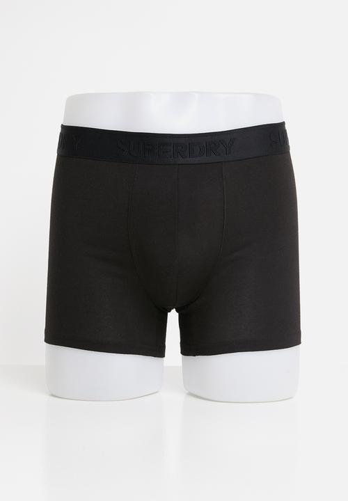 Superdry. - Classic boxer triple pack - black