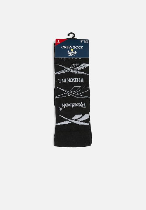 Reebok - Tech style eng crew sock socks - black