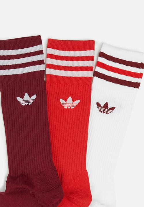 adidas Originals - Solid crew socks - multi