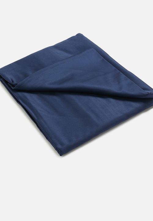 100% bamboo super soft flat sheet - navy