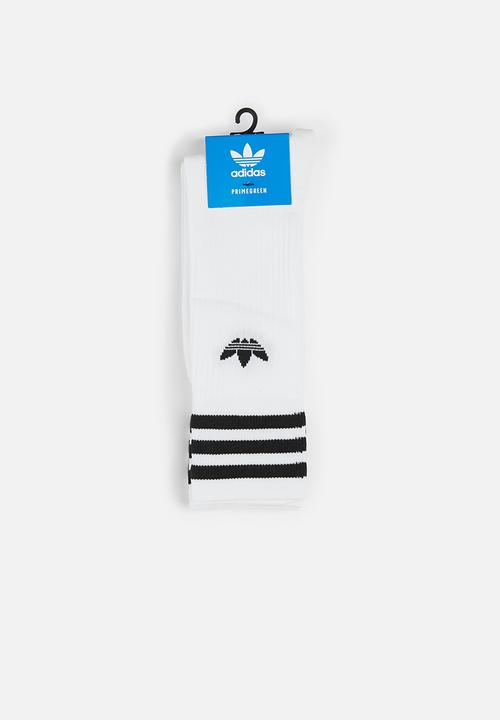 adidas Originals - Solid crew sock  - white & black