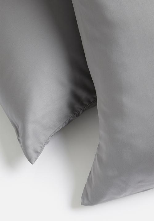 Sixth Floor - 100% bamboo super soft pillowcase set - grey