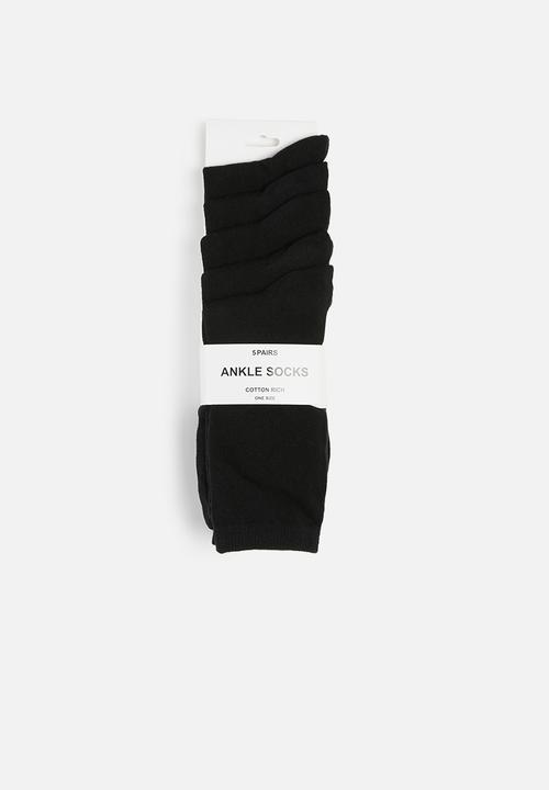 Brave Soul - 3 pack Peggie socks - black