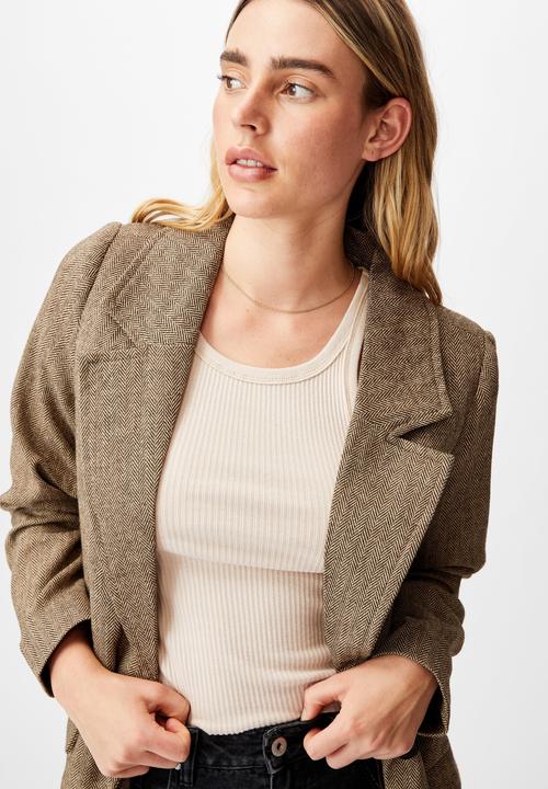 Cotton On - The oversized coat - brown 
