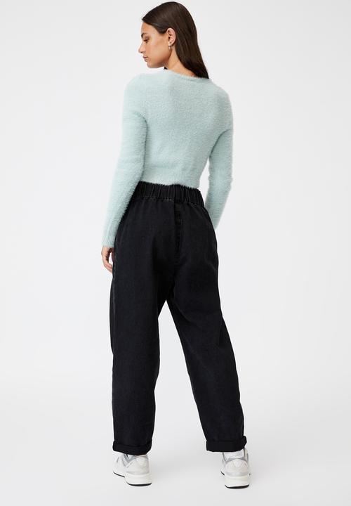 Factorie - Fluffy knit slim fit cardi - ether