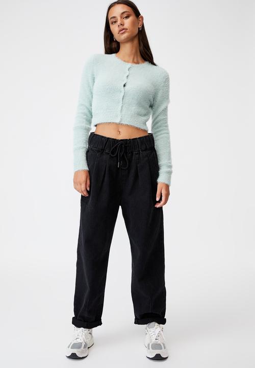 Factorie - Fluffy knit slim fit cardi - ether