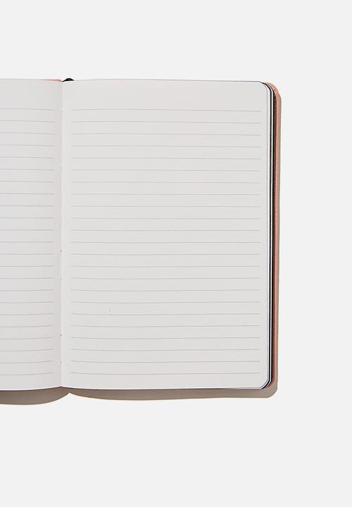 Typo - A5 buffalo journal-nude pink