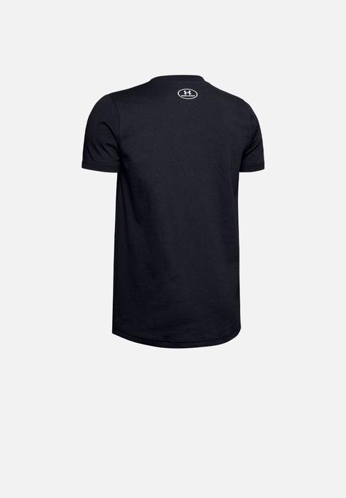 Under Armour - Ua boys sportstyle short sleeve tee - black & white
