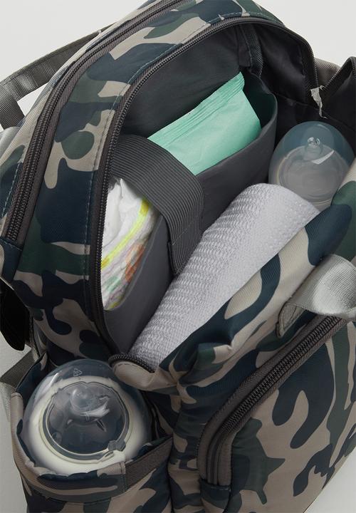Pop Candy - Boys camo diaper bag - multi