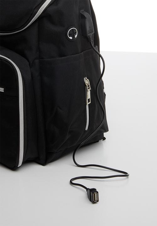 Pop Candy - Baby diaper bag - black