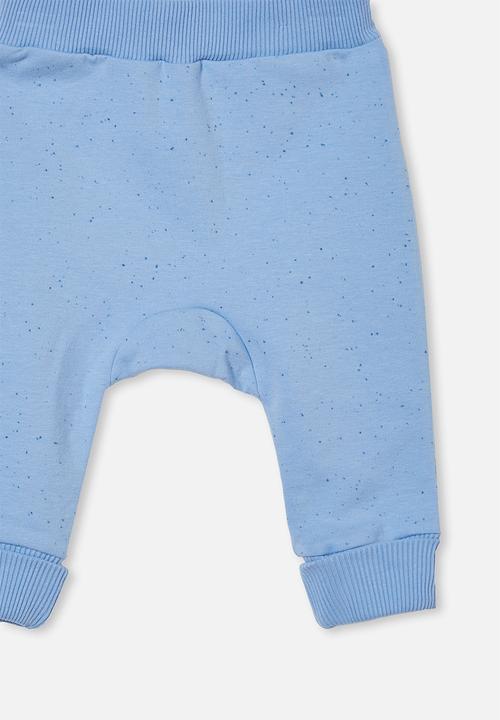 Cotton On - Tatum trackpant - dusk blue petty blue nep