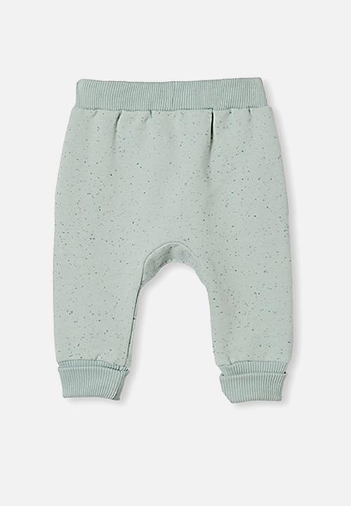 Cotton On - Tatum trackpant - stone green nep
