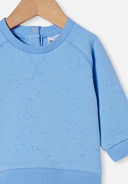 Cotton On - Harley sweater - dusk blue/petty blue nep