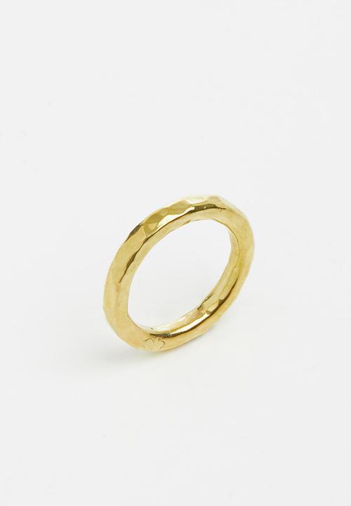 Matter of Fakt - Oasis dented ring - brass