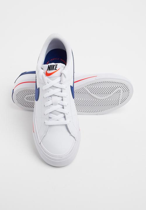 Nike - Nike court legacy - white & blue 