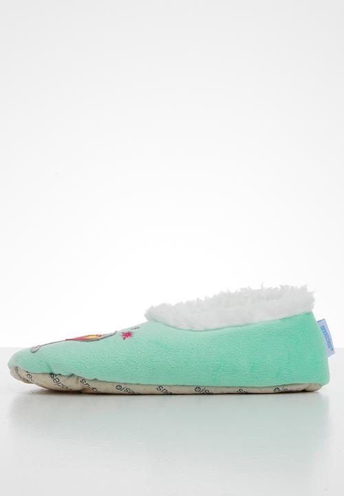 snoozies!® - Soup of the day slipper - mint green