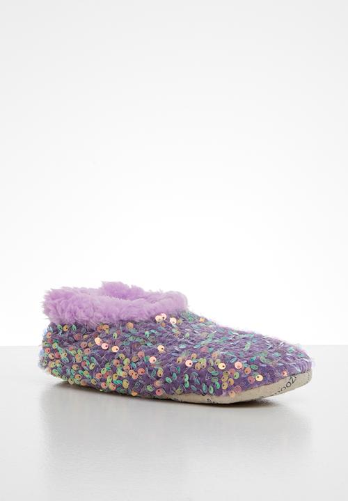 snoozies!® - Bling slipper - purple