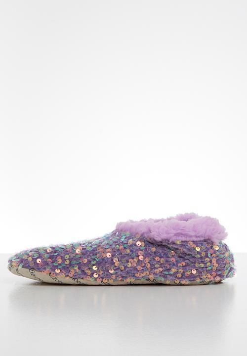 snoozies!® - Bling slipper - purple