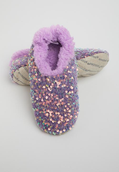 snoozies!® - Bling slipper - purple