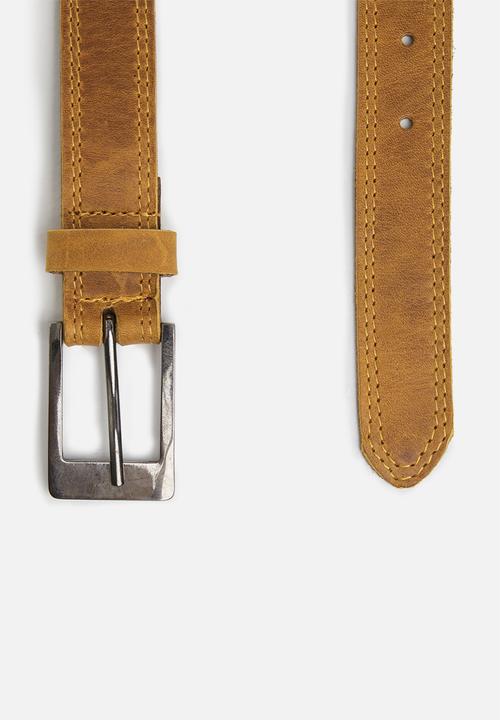 Superbalist - Oregon leather belt - tan
