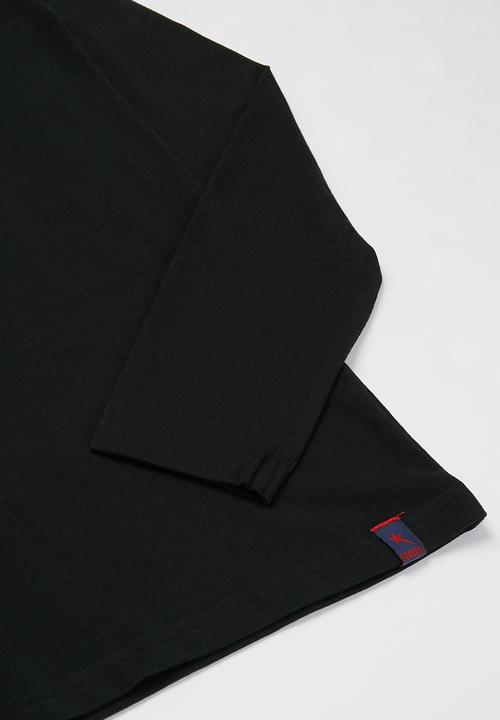 SOVIET - B provo long sleeve logo tee - black