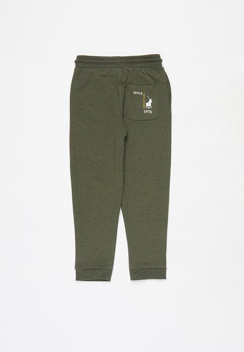 POLO - Boys blake jogger - khaki