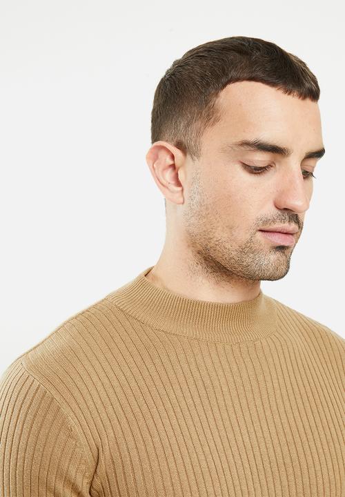 Brave Soul - Mutanti knitwear - tan