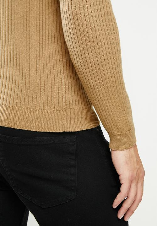 Brave Soul - Mutanti knitwear - tan