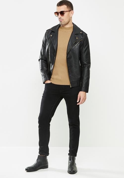 Brave Soul - Mutanti knitwear - tan