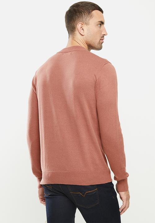 Brave Soul - Placket knitwear - pink