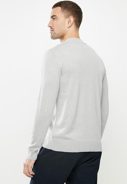 Brave Soul - Turtleg knitwear - grey