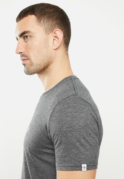 Original Penguin - Embroidered t - charcoal