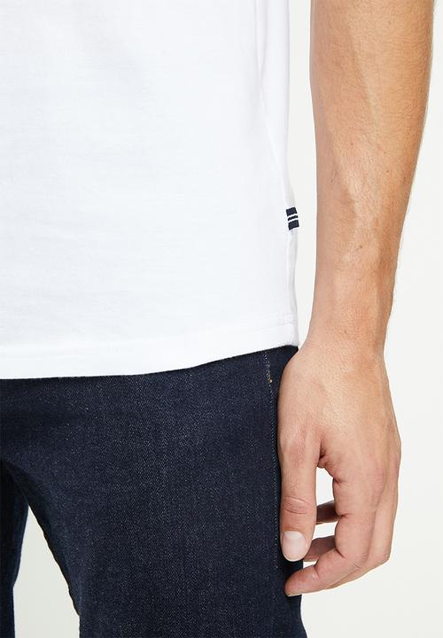 Nautica - Metallic logo tee - white