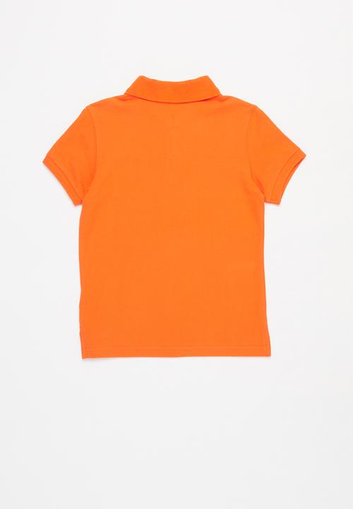 POLO - Boys Austin short sleeve golfer - orange