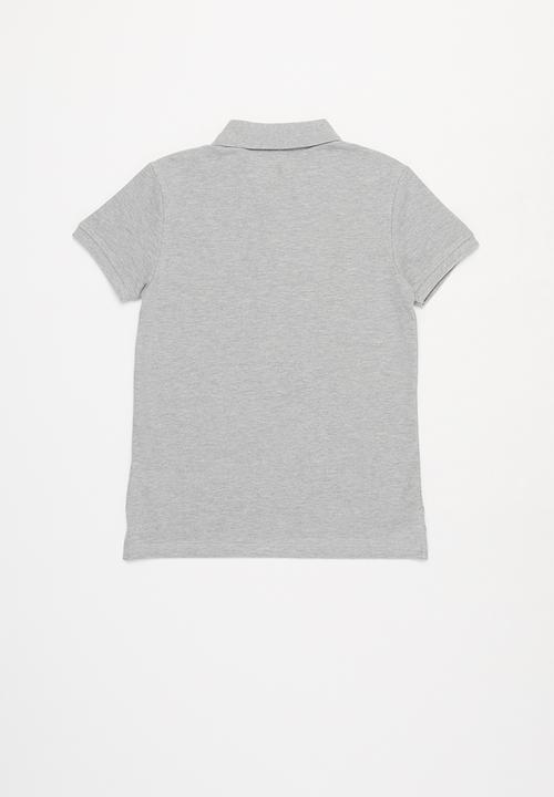 POLO - Boys Austin short sleeve golfer - grey