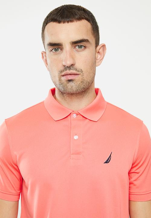 Nautica - Navtech jersey polo - sugarcoral