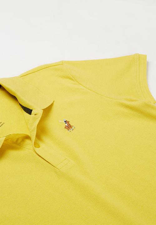 POLO - Boys Austin short sleeve golfer - yellow