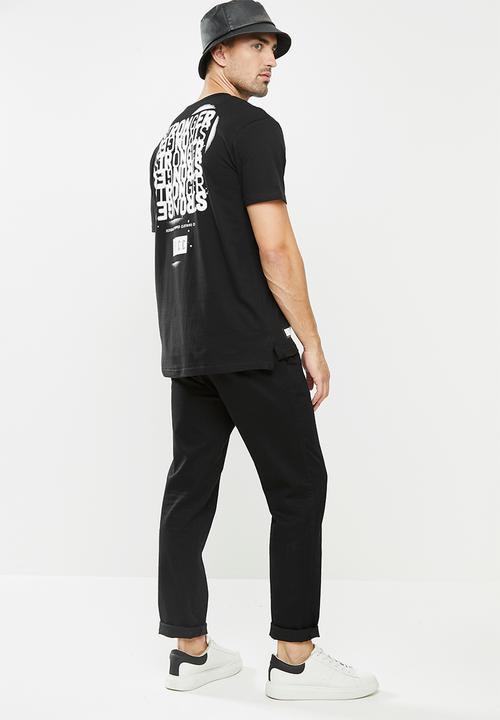 S.P.C.C - Blackburn straight hem tee - black