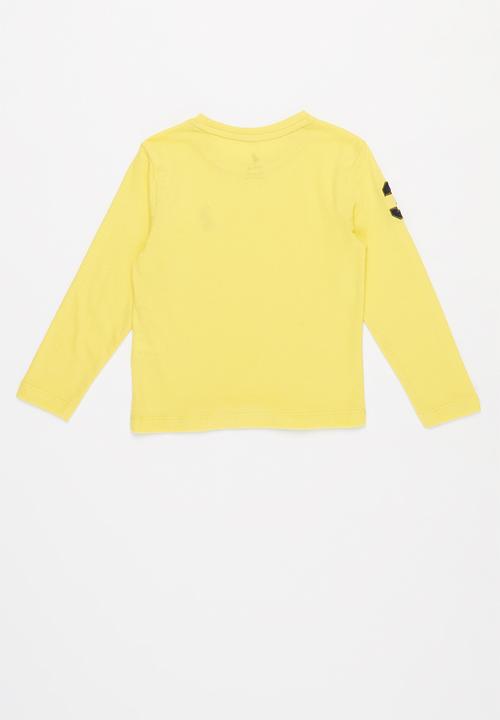 POLO - Boys Ashton long sleeve tee - yellow