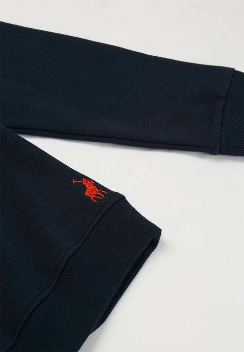 POLO - Boys Jackson quilted artwork sweater - navy