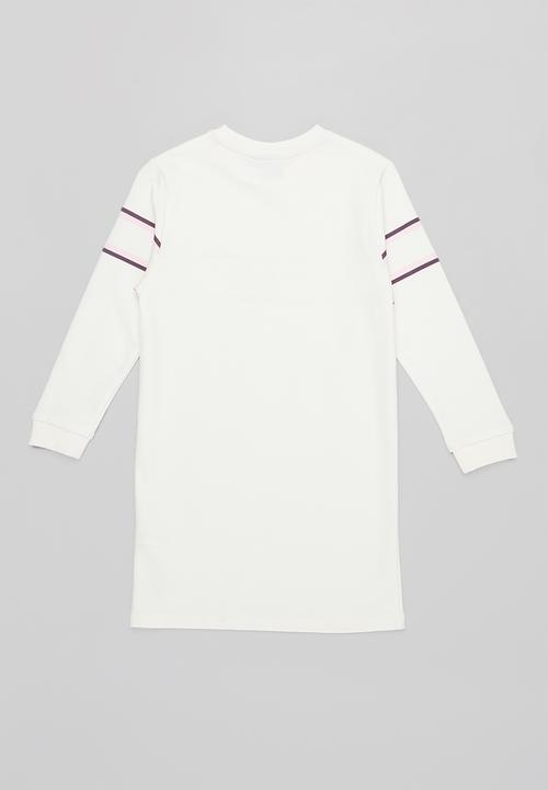 POLO - Terri long sleeve sweater dress - off white