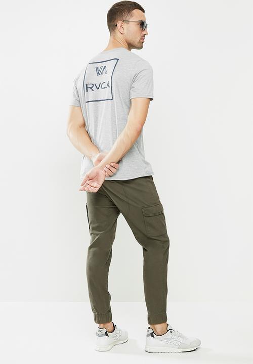 RVCA - Dry brush short sleeve tee - grey 