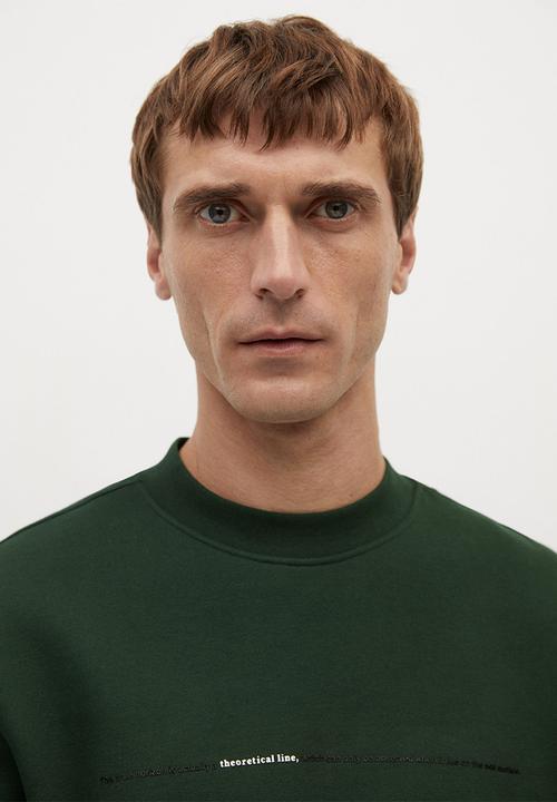 MANGO - Sweatshirt horizon - dark green