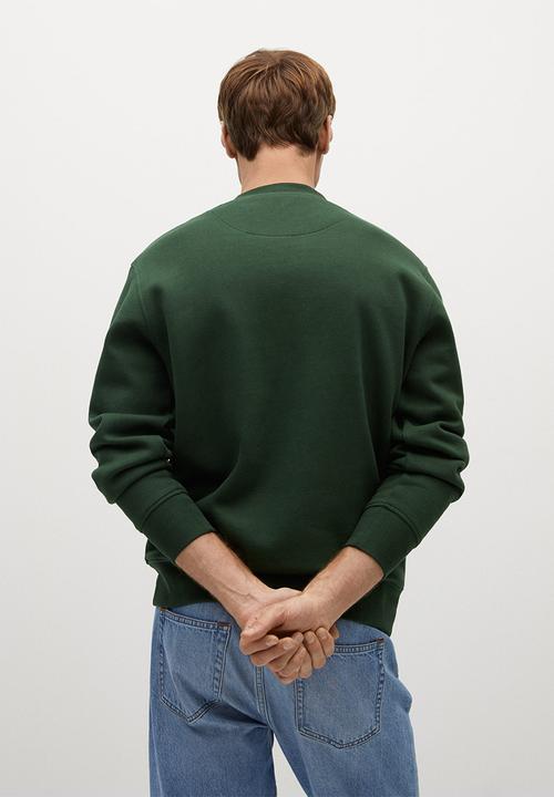 MANGO - Sweatshirt horizon - dark green