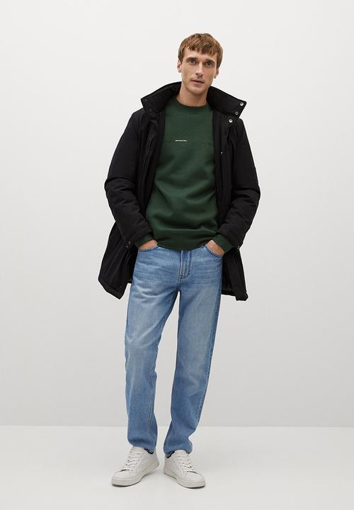 MANGO - Sweatshirt horizon - dark green